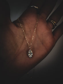 Georgian Marquise Pendant Necklace