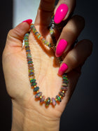 Midnight Fire Opal Necklace