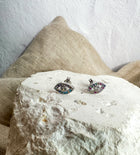 Rainbow Evil Eye Studs