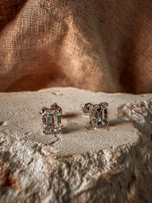 The Essentials Emerald Cut 2ctw Diamond Studs