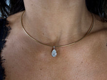 Georgian Pear Pendant Necklace