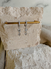 Short Crystal Drop Earrings