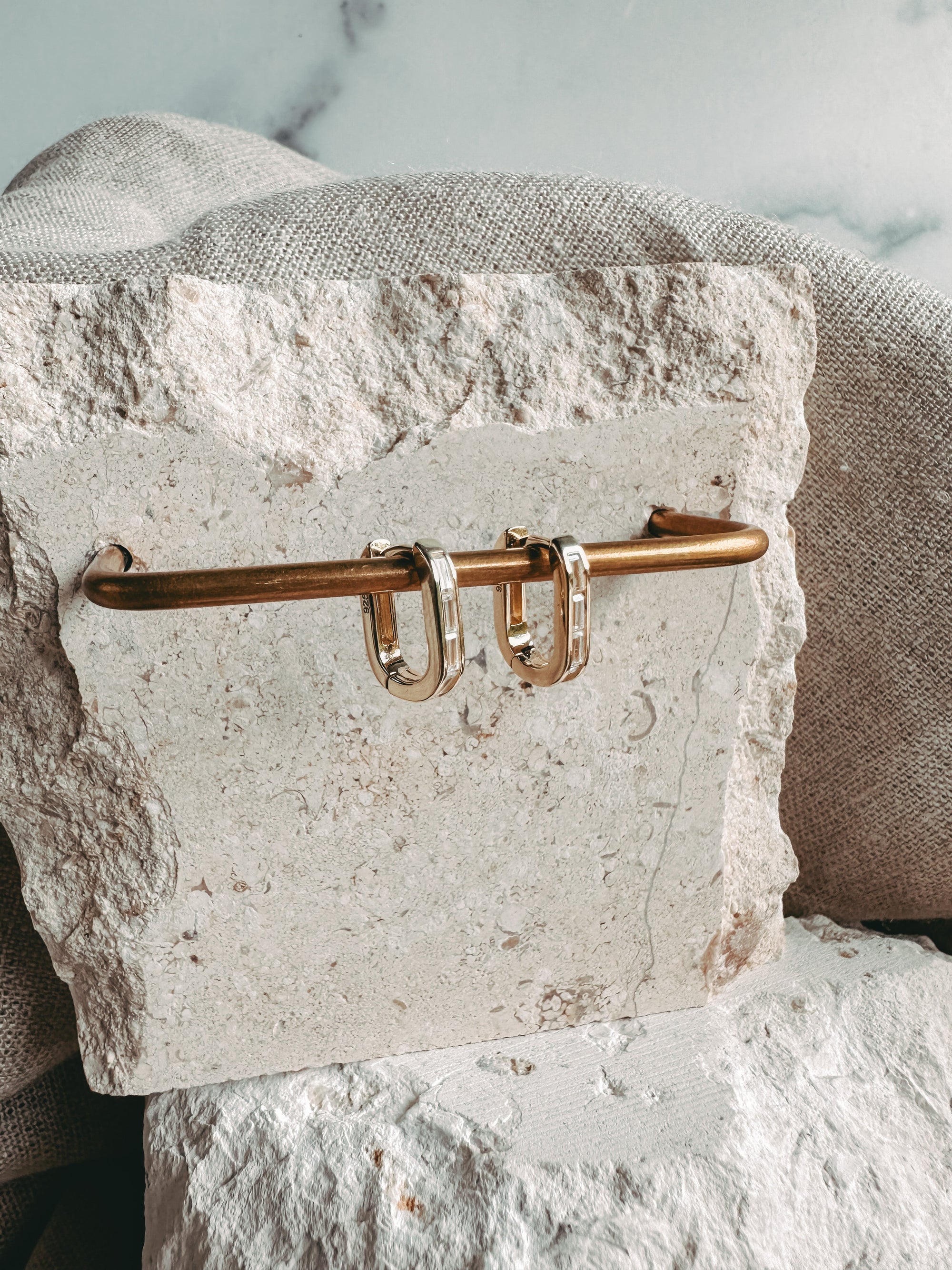 Baguette Hoops ~ Small