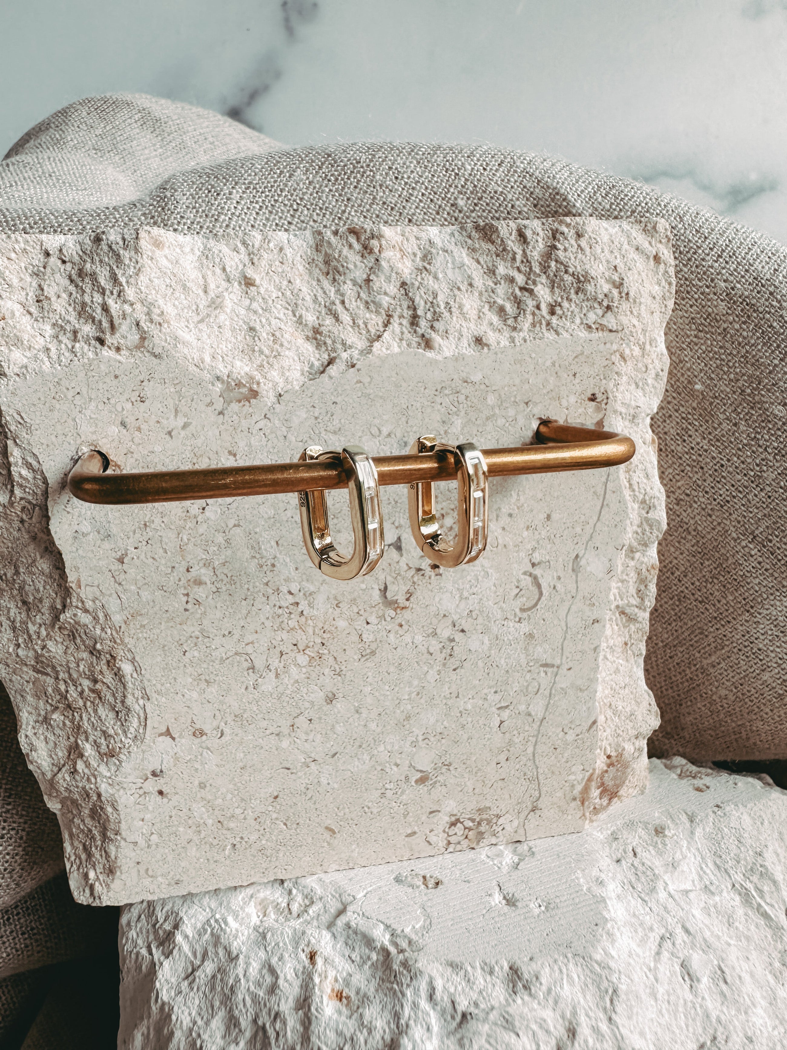 Baguette Hoops ~ Small