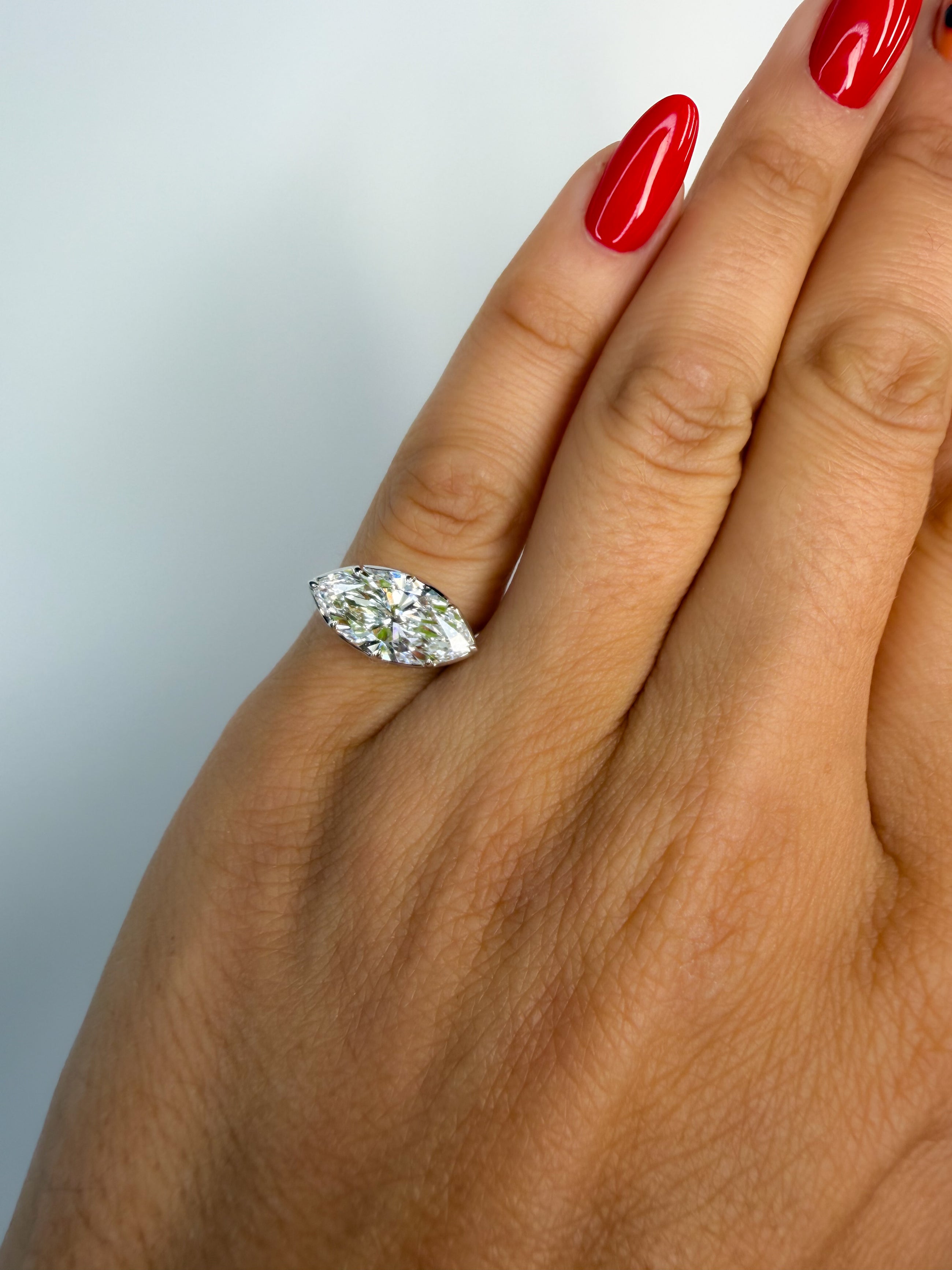 The Ride-or-Die Marquise Pinky Ring