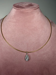 Georgian Pear Pendant Necklace