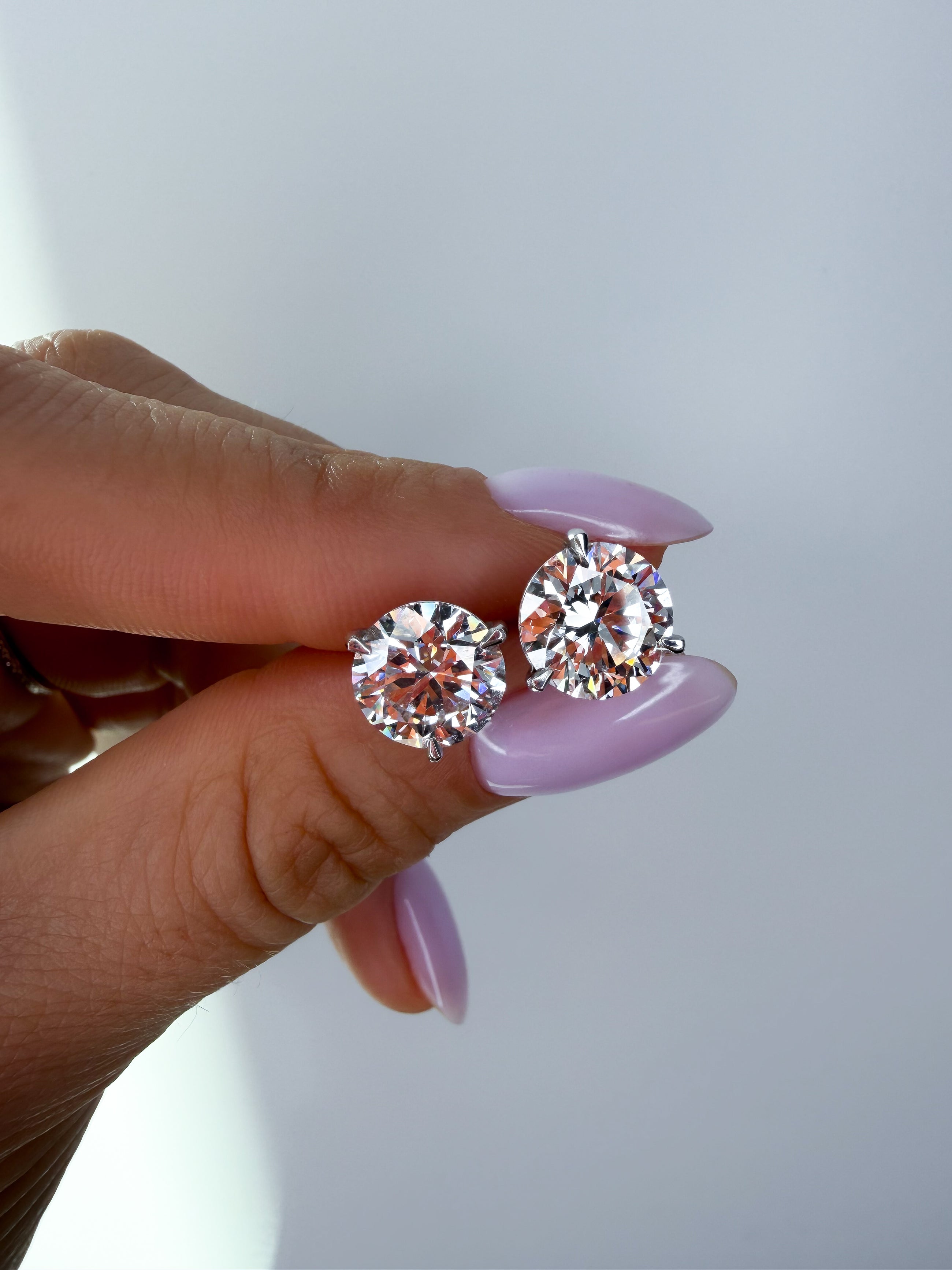 The Show Stoppers - Brilliant Cut 6ctw Diamond Studs