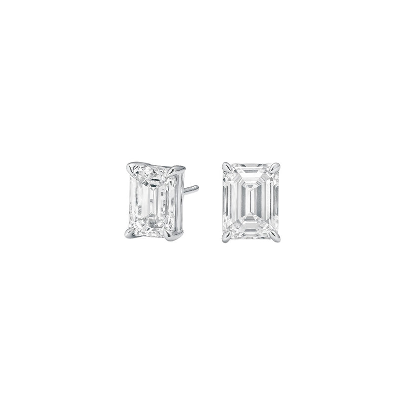 The Essentials Emerald Cut 2ctw Diamond Studs