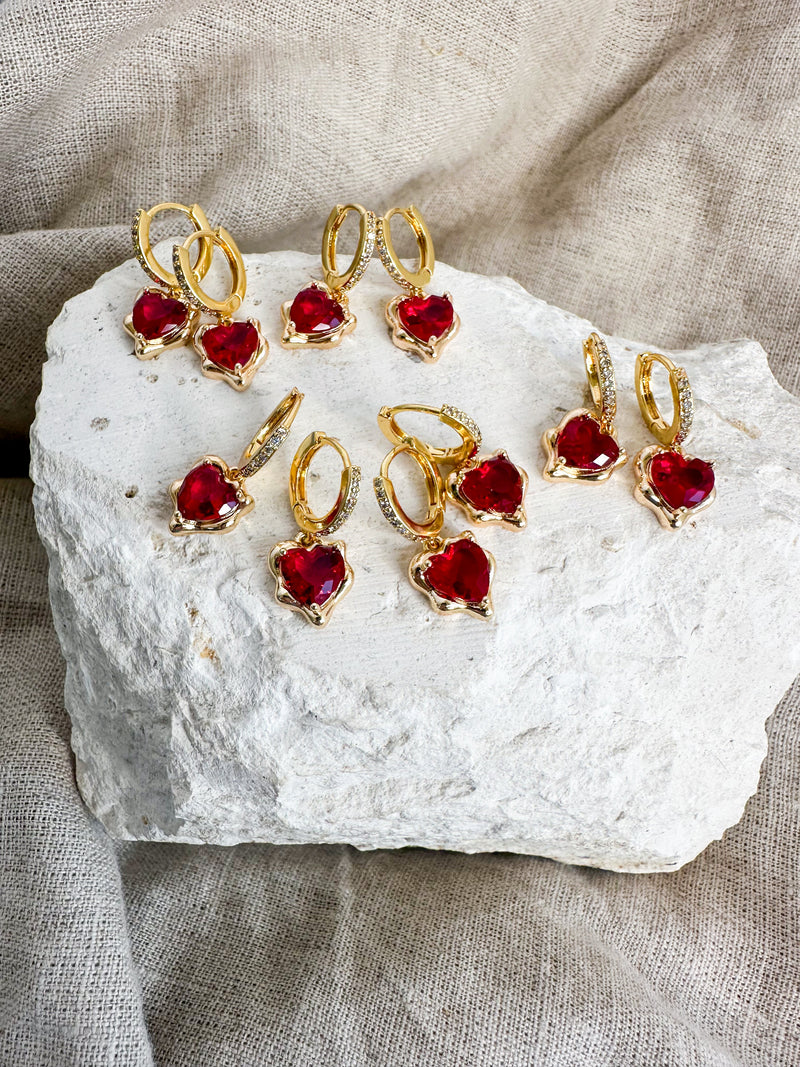 Victorian Heart Earrings