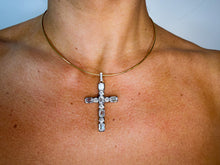 Radiance Diamond Cross Pendant