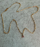 Pink Sapphire Link Necklace