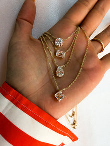 Two Carat Solitaire Necklace