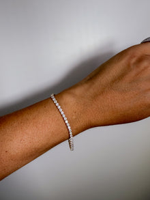 The Floating Diamond Tennis Bracelet