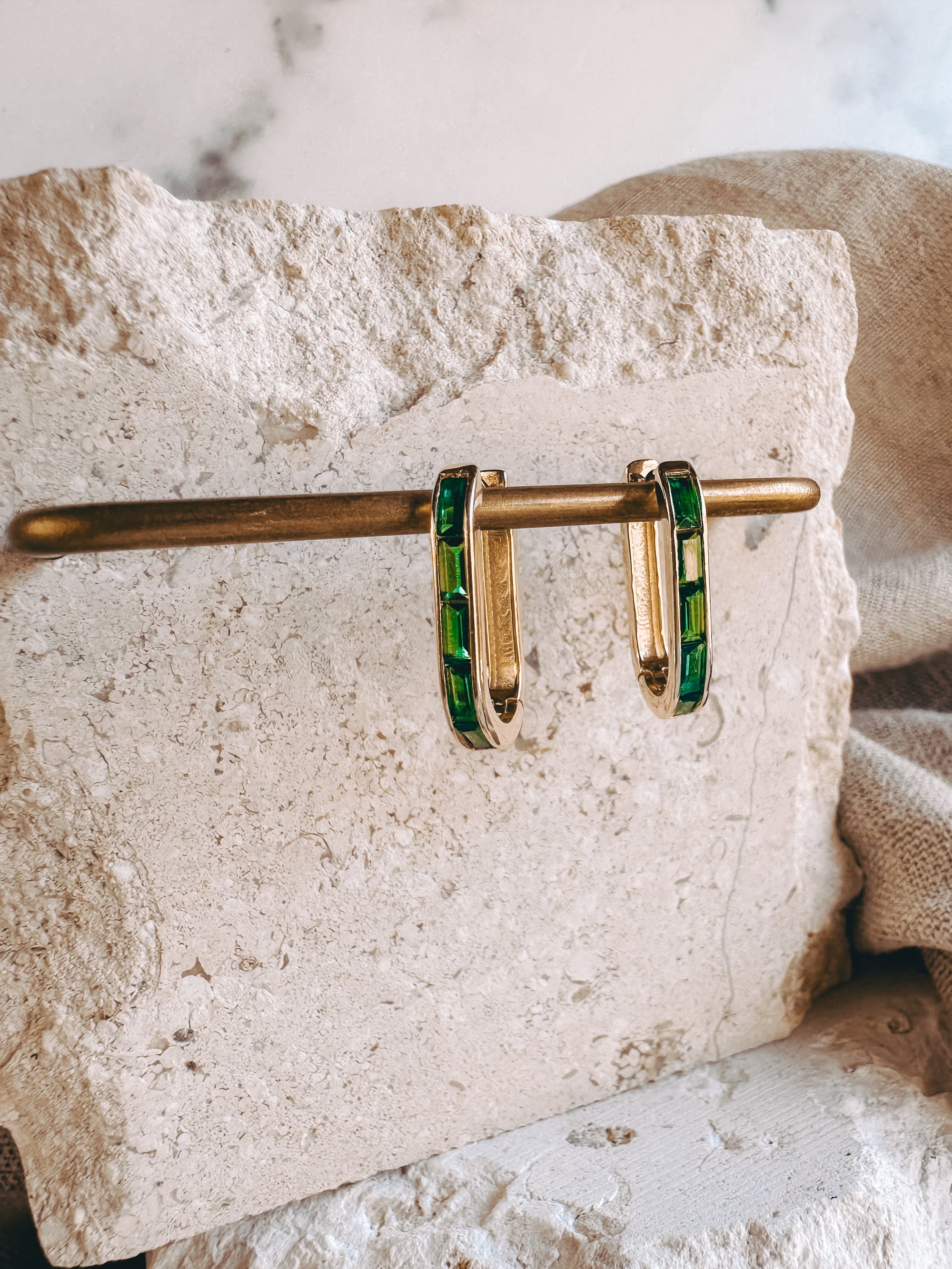 Baguette Hoops ~ Large