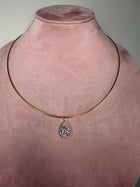 Georgian Pear Pendant Necklace