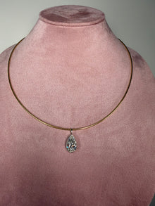 Georgian Pear Pendant Necklace