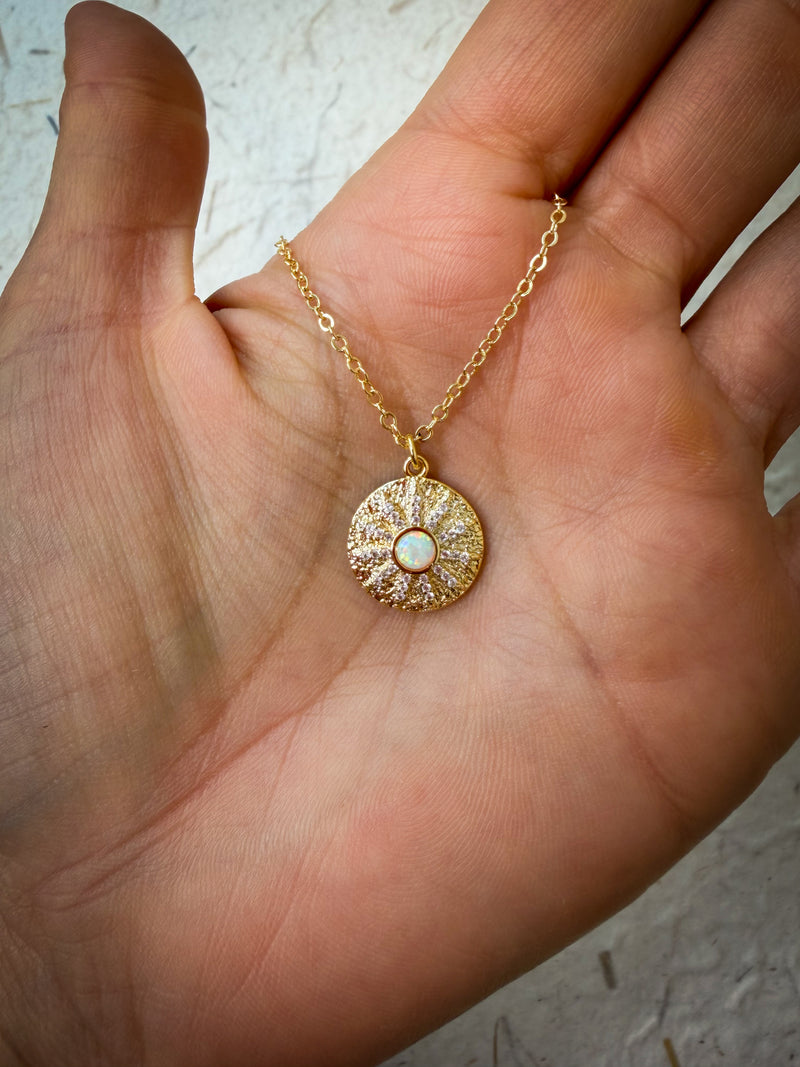 Celeste Medallion Necklace