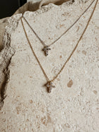 Nano Diamond Cross Necklace