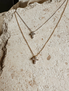 Nano Diamond Cross Necklace