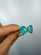 Crushed Ice Pear Studs