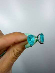 Crushed Ice Pear Studs