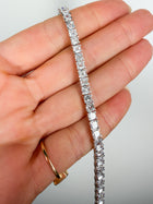 The Asscher Cut Tennis Bracelet