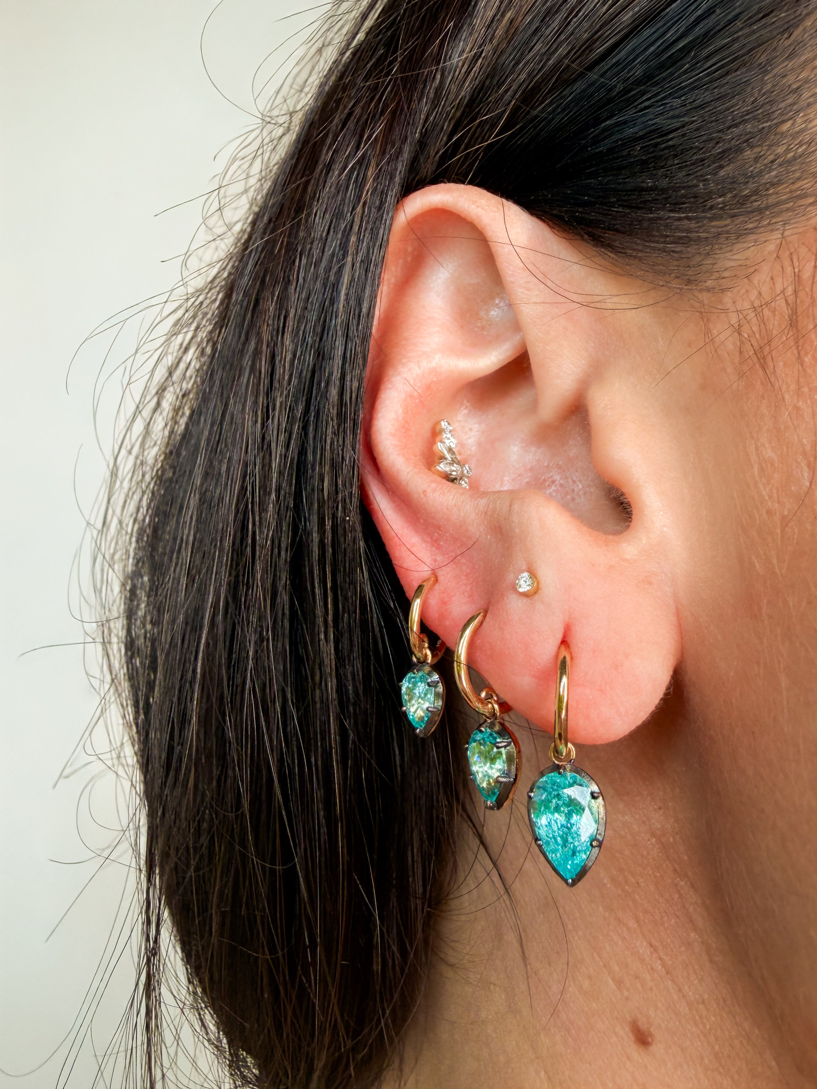 The Seraphine Paraiba Ear Crawlers