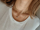 Large Diamond Initial Necklace