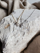 Nano Diamond Cross Necklace