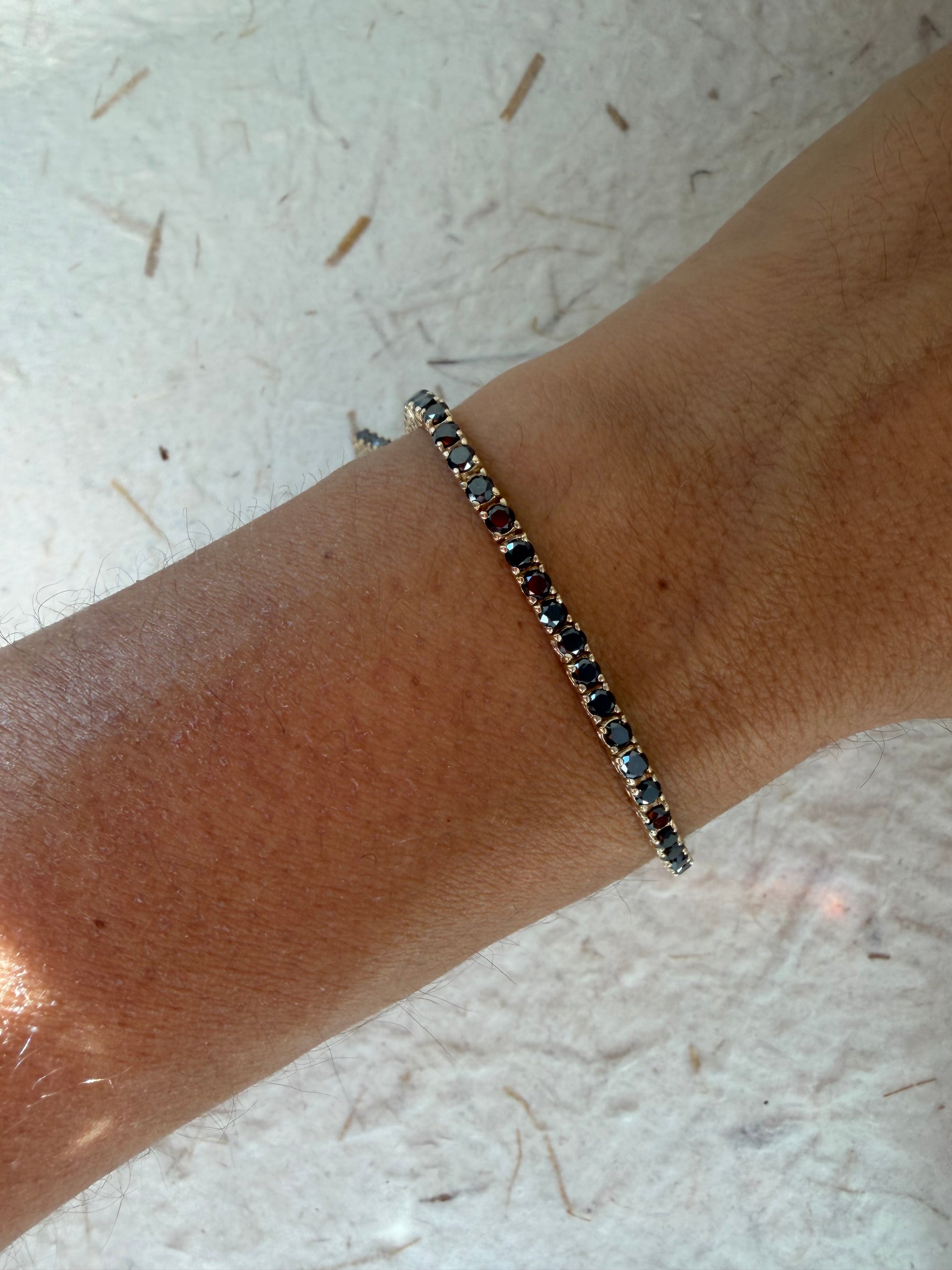 The Black Diamond Tennis Bracelet