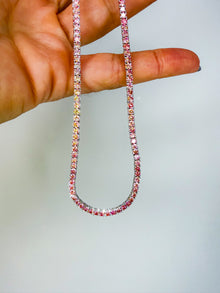 The Pink Panther Diamond Tennis Necklace