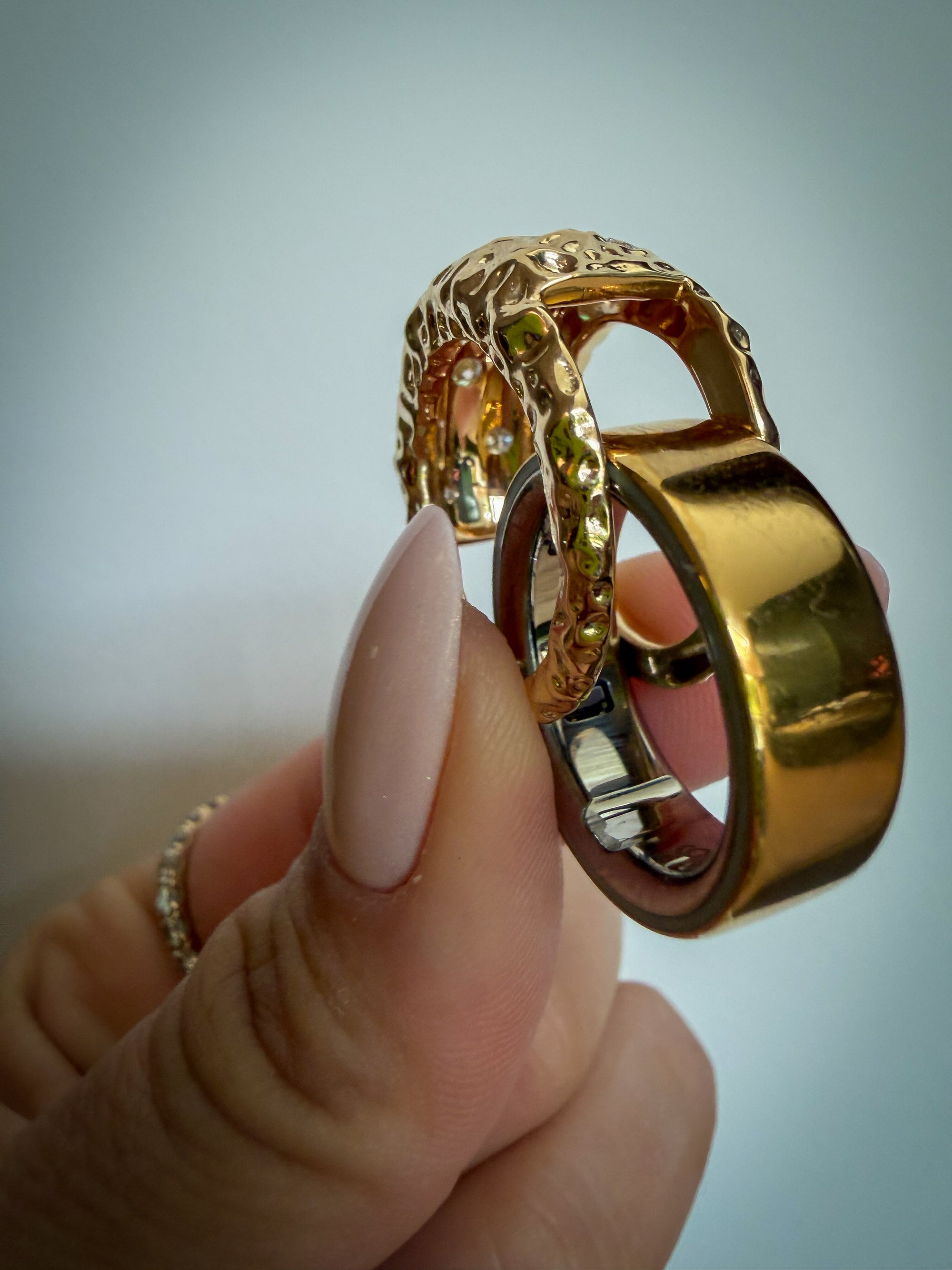 The Gemma Hammered Ring Jacket
