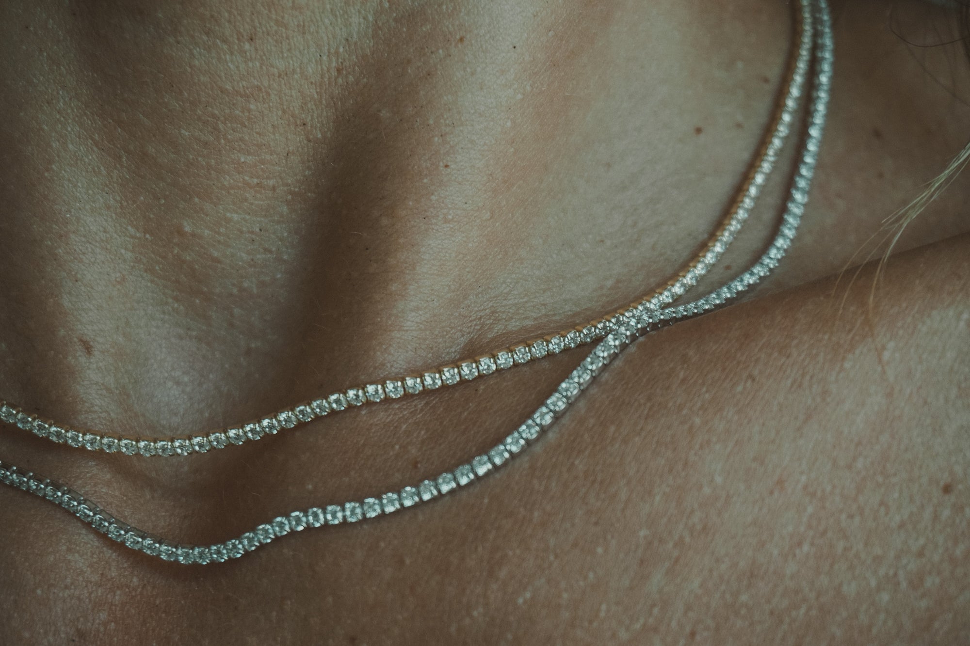 The Faux Diamond Tennis Necklace