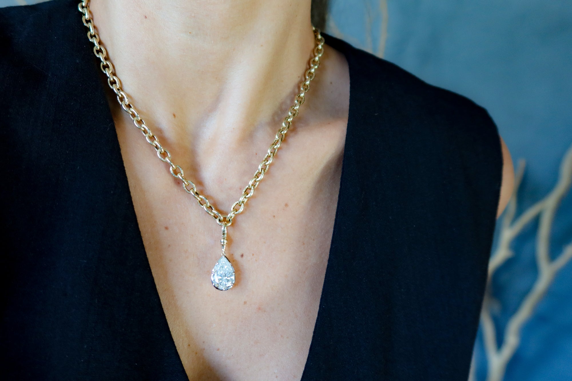 Seraphine Pear Pendant