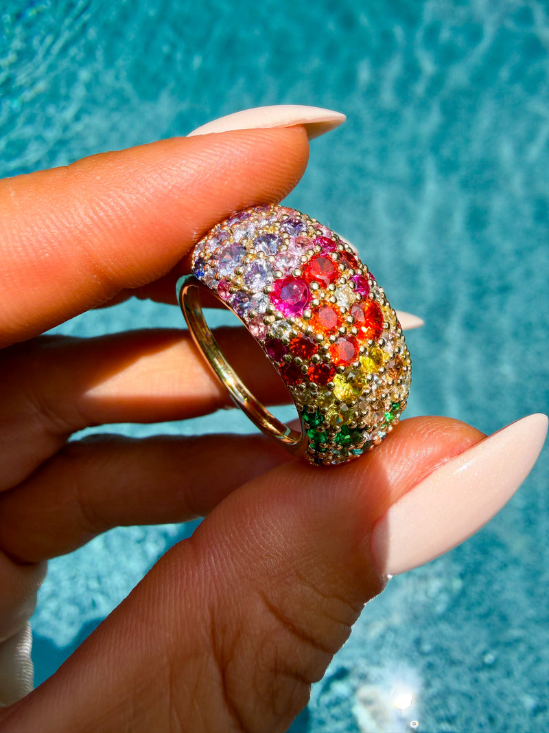 The Ombré Rainbow Ring Jacket