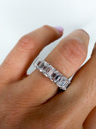 The Icon Emerald Eternity Band
