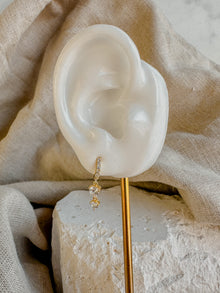 Short Crystal Drop Earrings