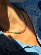 Midnight Fire Opal Necklace