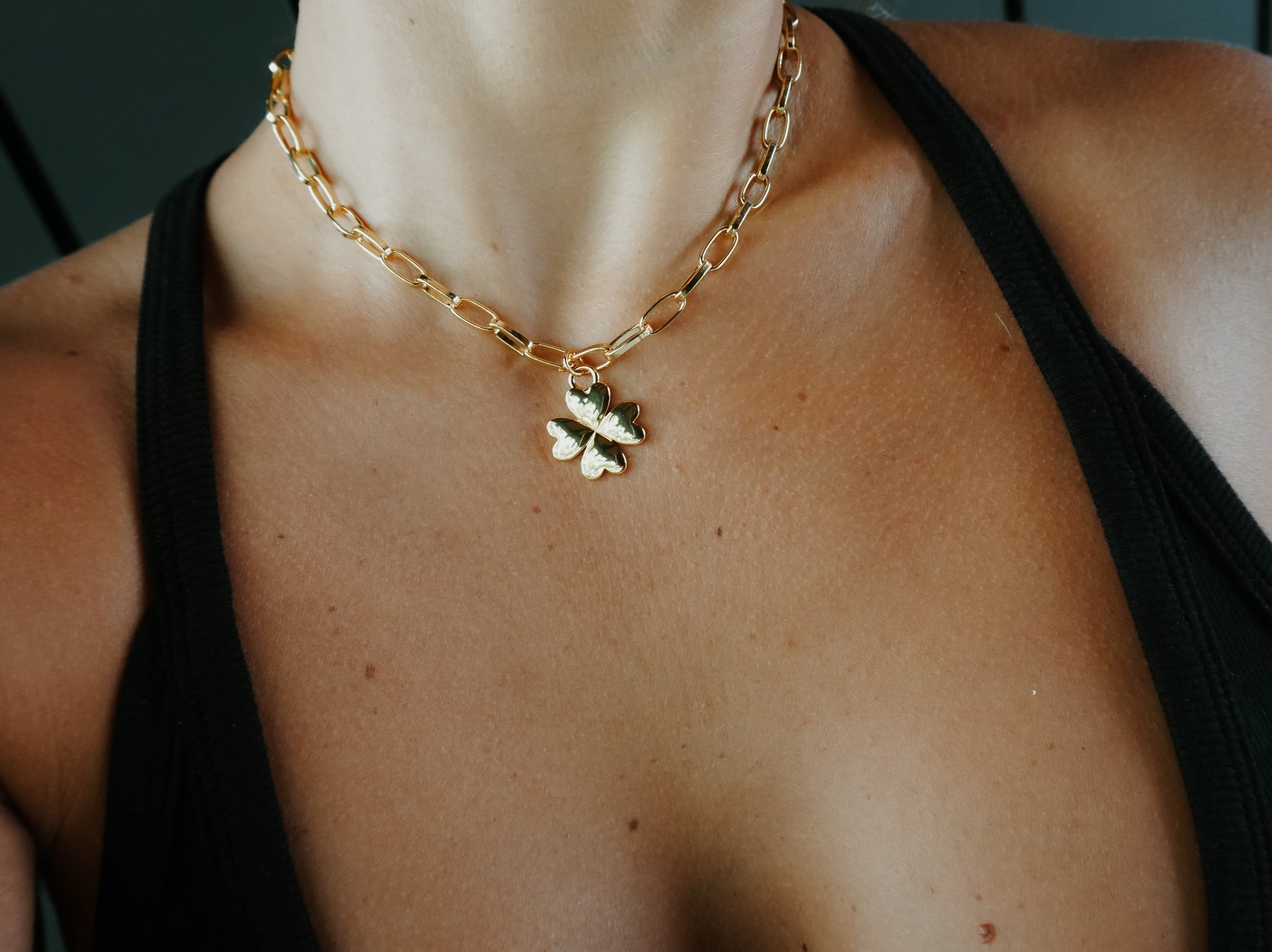 Heart Clover Necklace
