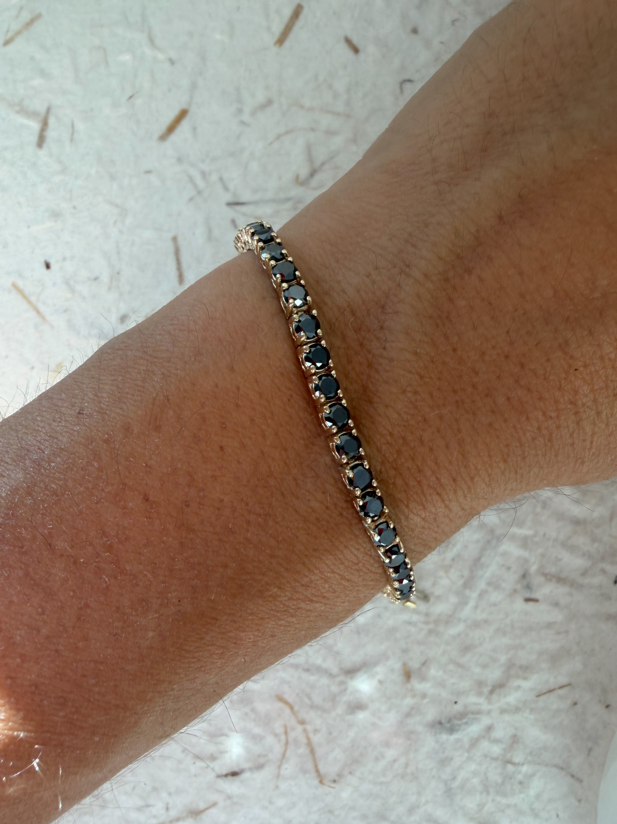The Black Diamond Tennis Bracelet