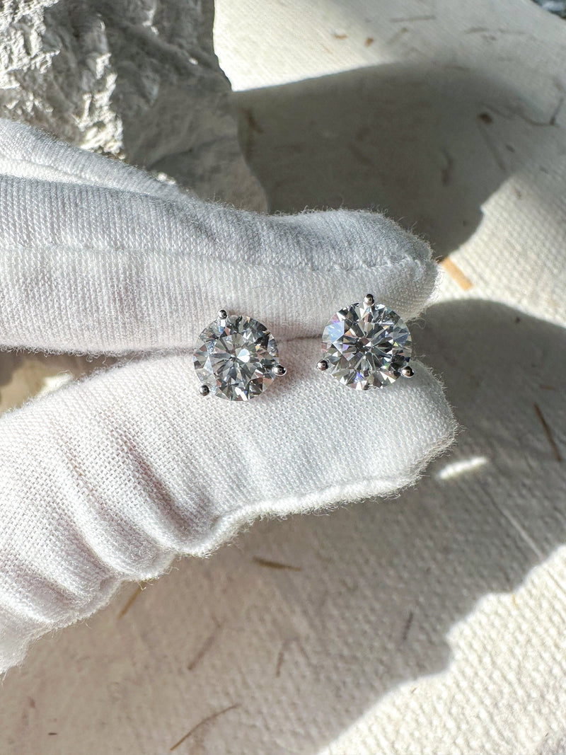 The Heavy Hitters - Brilliant Cut 4ctw Diamond Studs