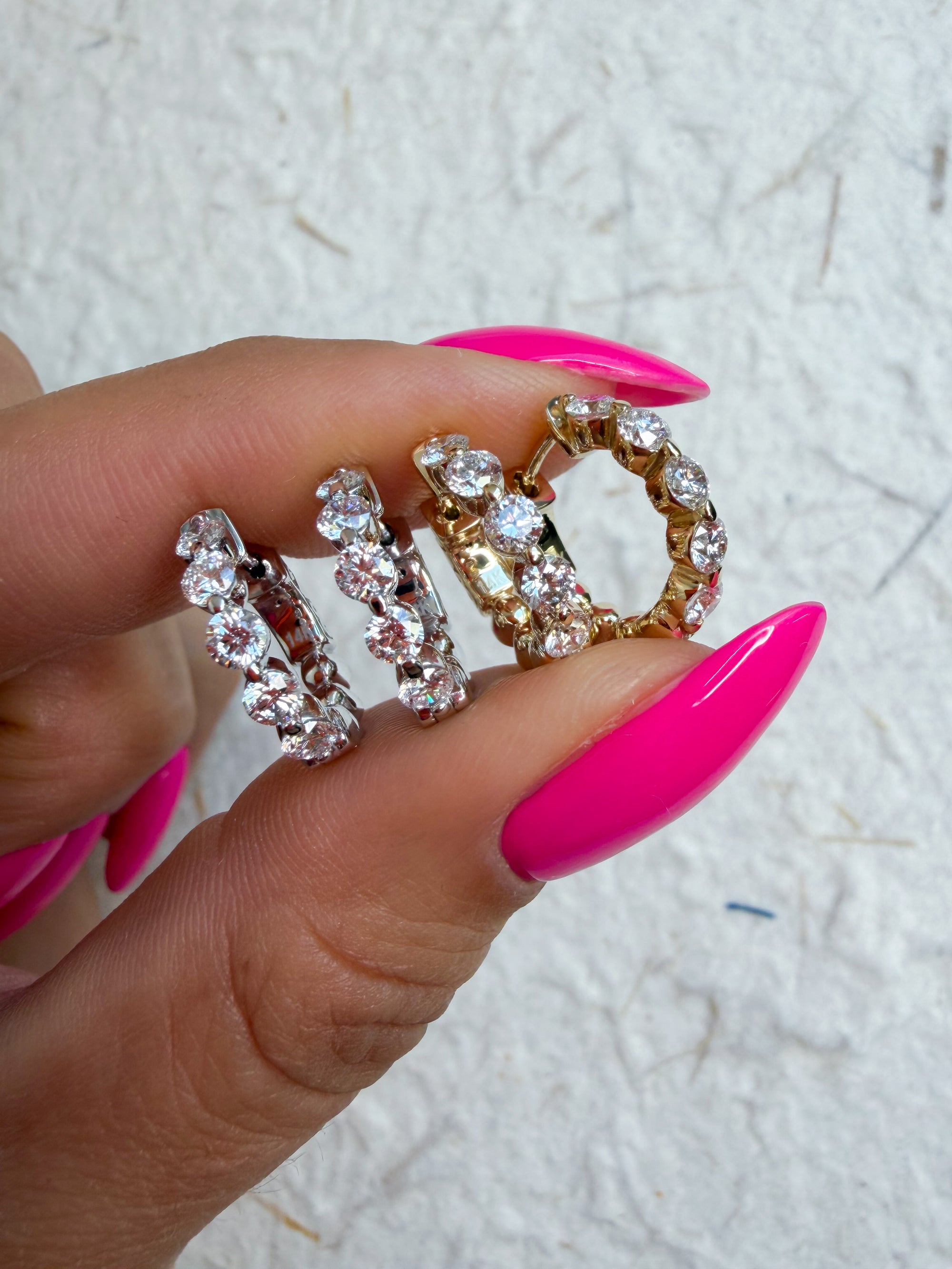 The Iconic Diamond Huggie