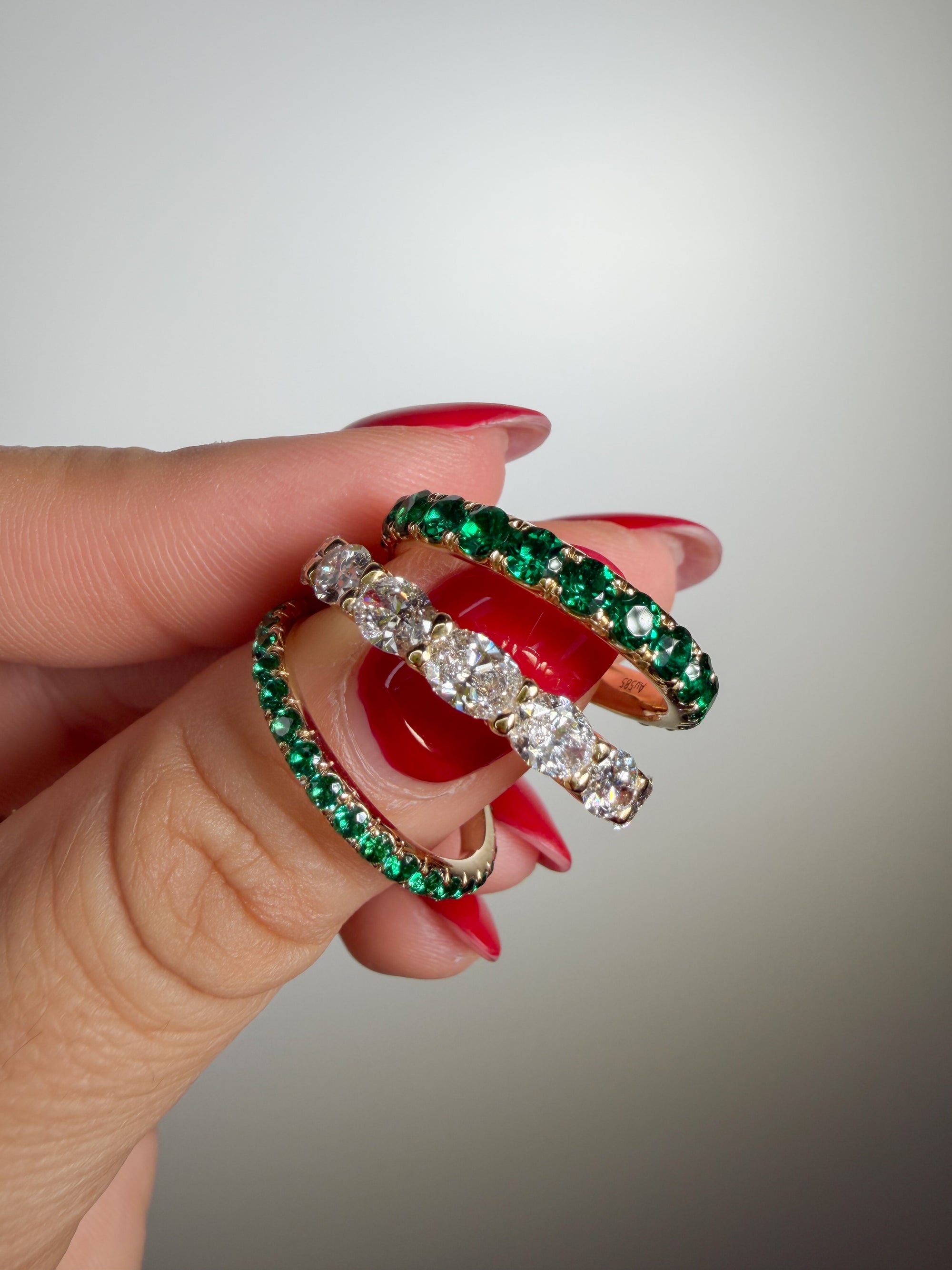 The Zambian Emerald Eternity Ring