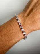 The Station Oval Tennis Bracelet