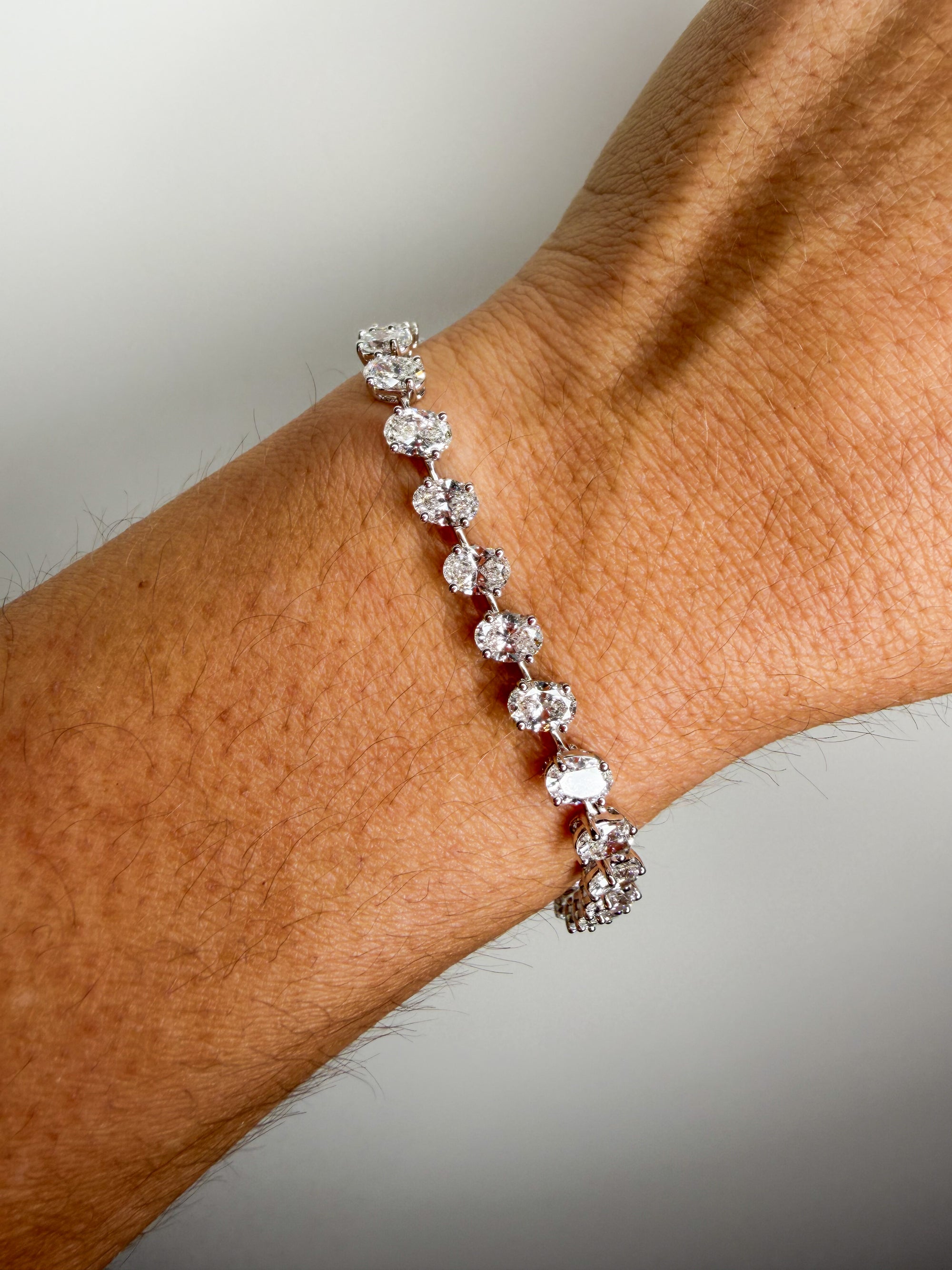The Station Oval Tennis Bracelet