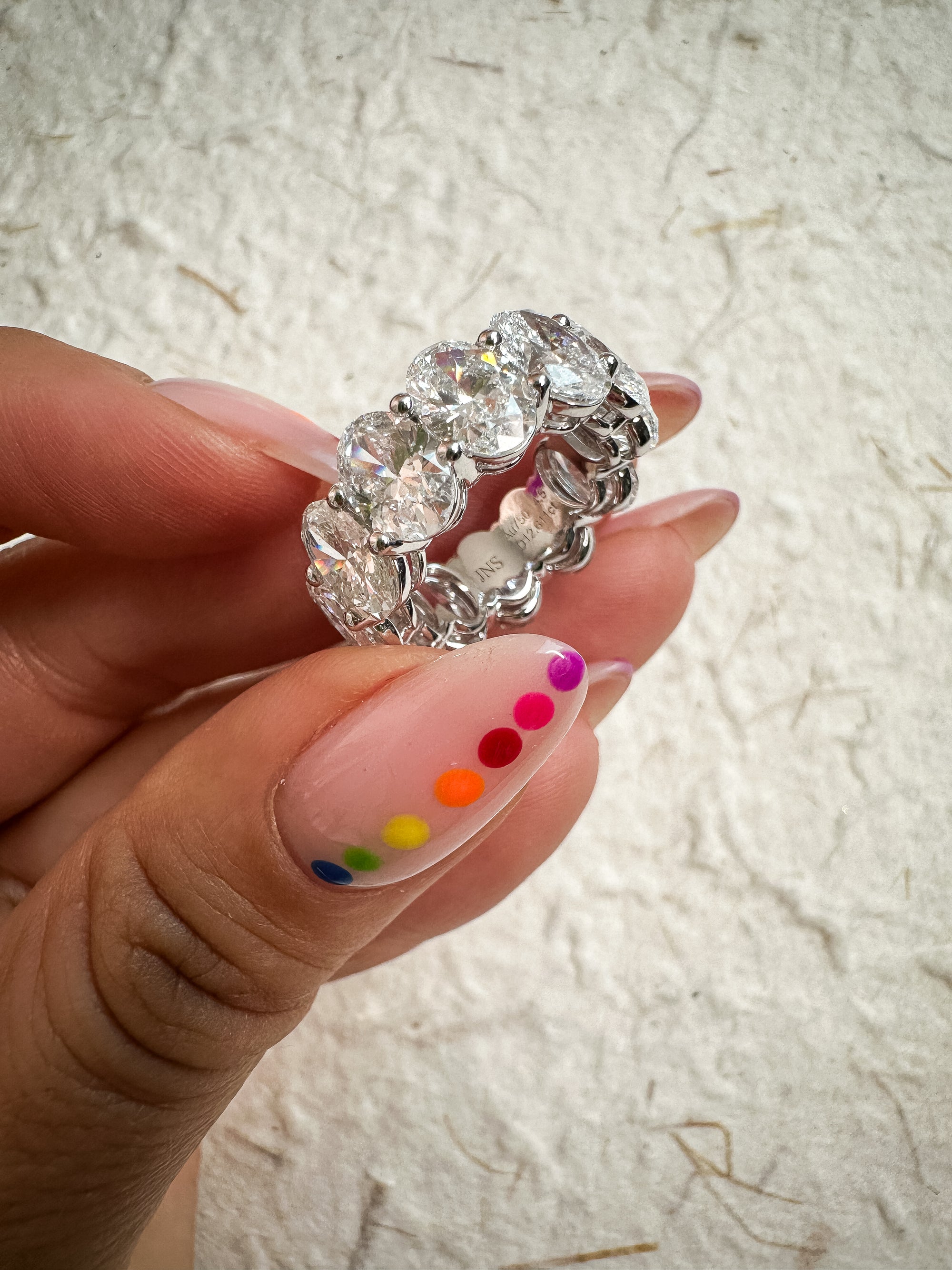 The Royale Oval Eternity Band