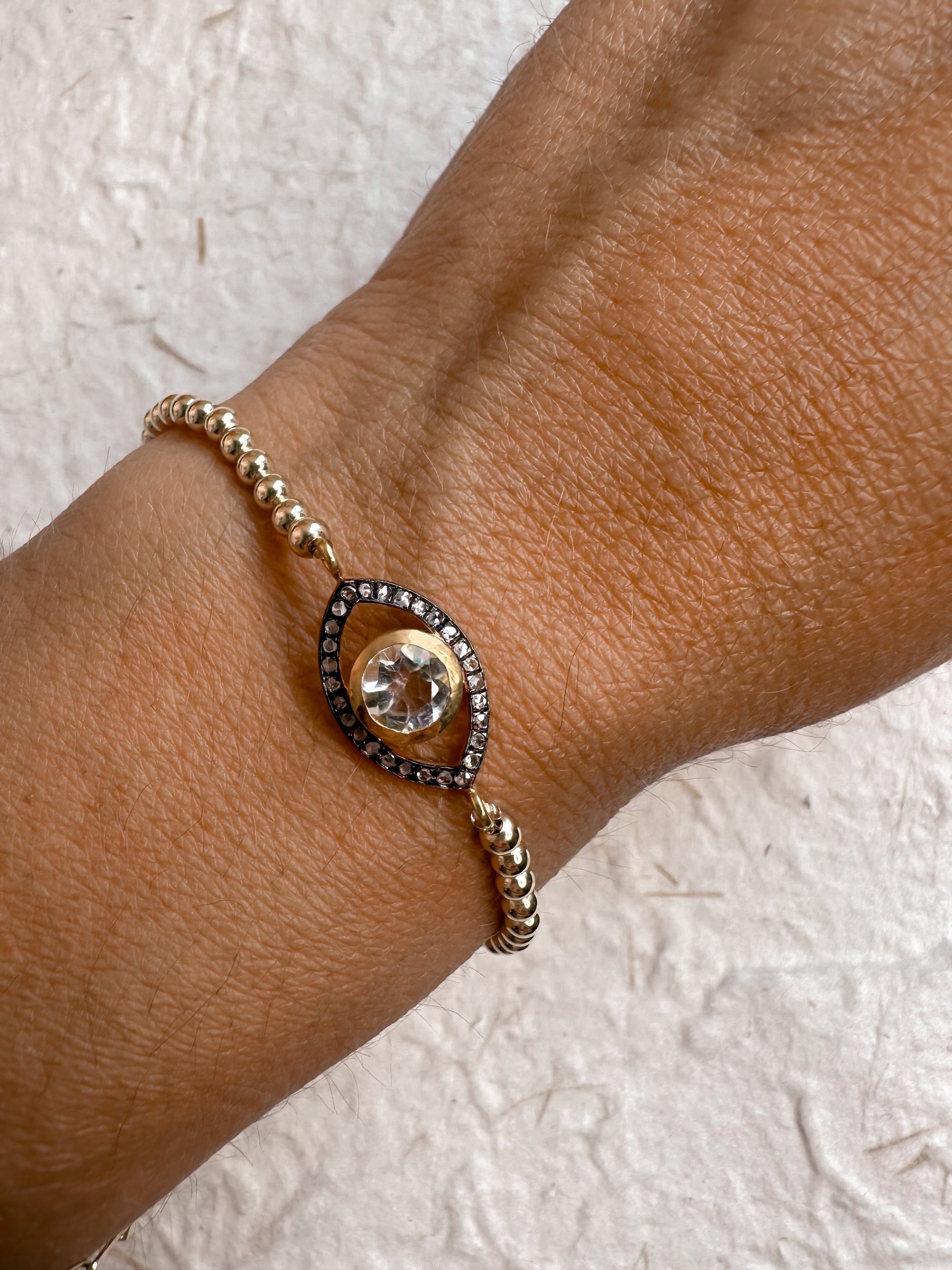 Black Diamond Eye Bracelet