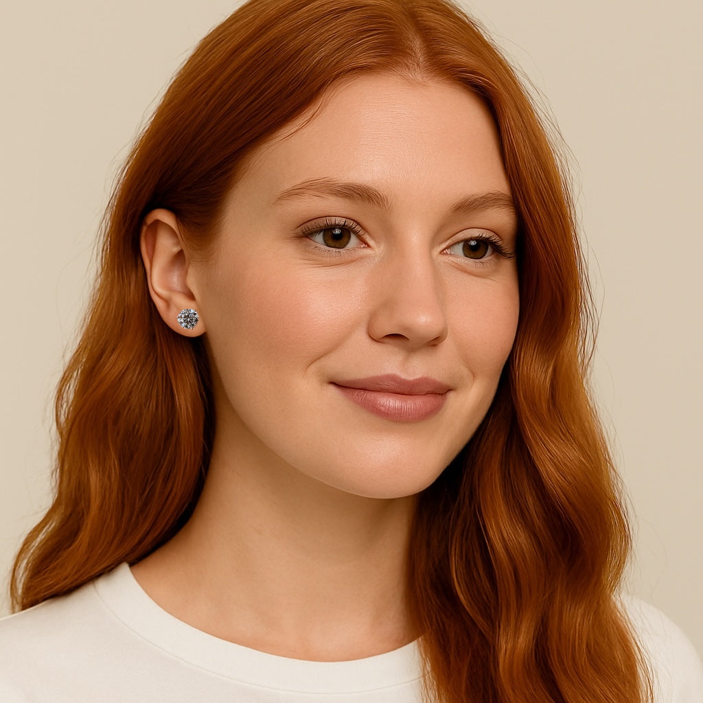 The Heavy Hitters - Brilliant Cut 4ctw Diamond Studs