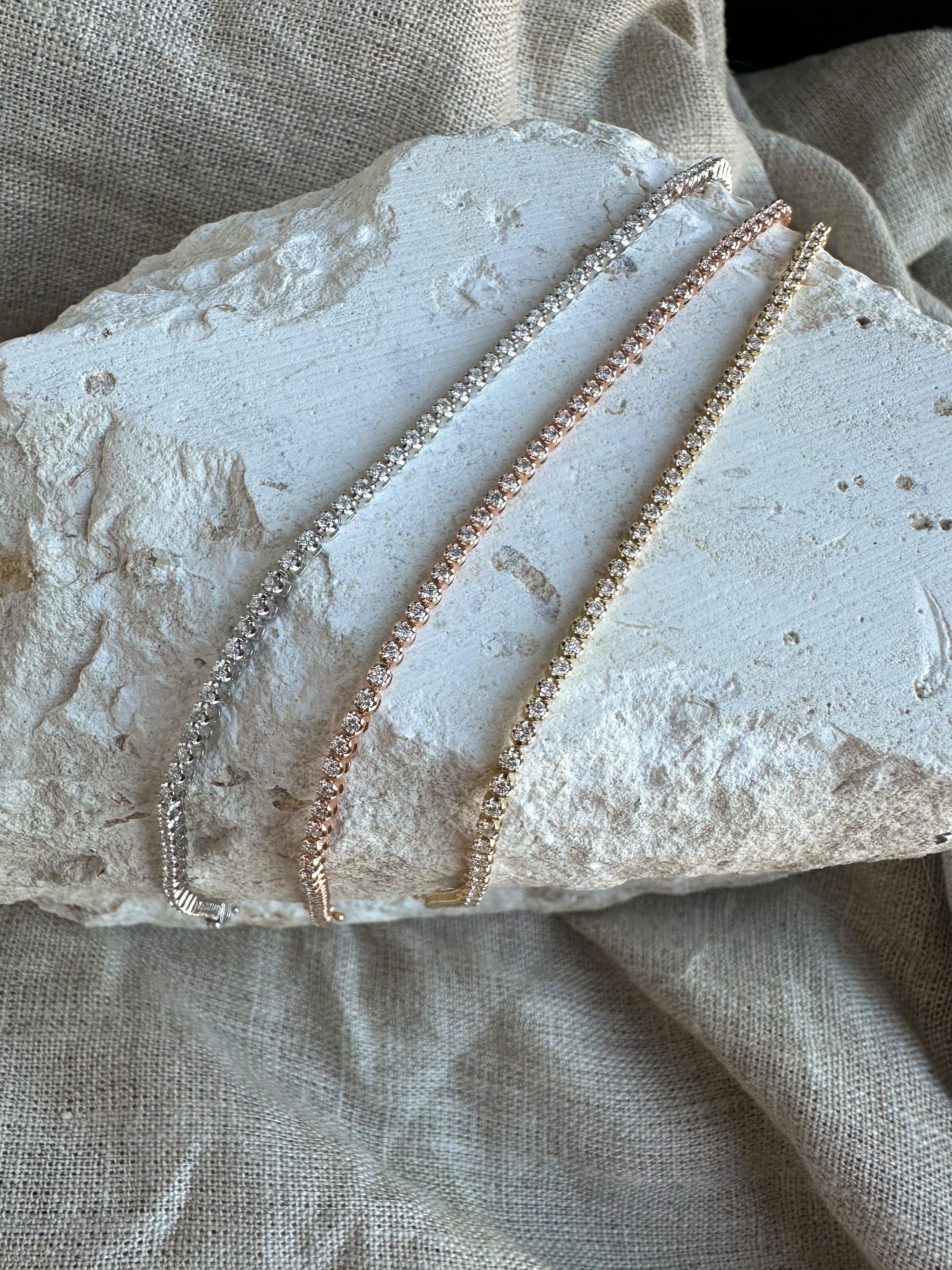Baby Diamond Tennis Bracelet