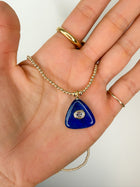 Lapis Trigon Necklace